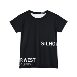 Women's Silhouette Tee Venus on Mars - Fitness, Gymwear, Workout Shirt, Gift for Her, Casual Wear